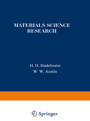 cover image of Materials Science Research